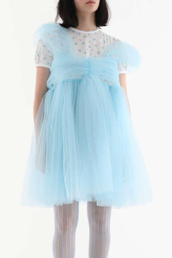 Jennyfax Dynamic Tulle Dress JFSS22D021 Blue PJF3